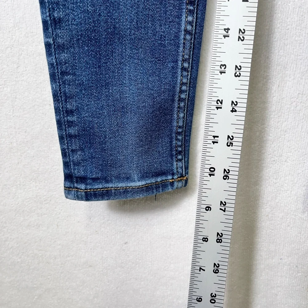 Vigoss Distressed Jagger Skinny Jeans‎ Womens 26 Waist Blue Denim Stretch 2480